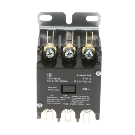 Liebert E-0110S Contactor 24V Coil 25/30A 3-Pole