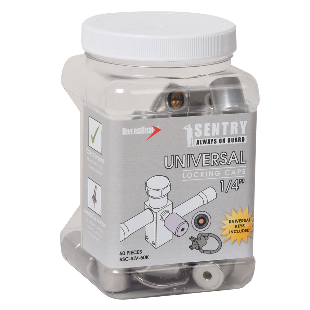 DiversiTech RSC-SLV-50K Ref Locking Cap Slv 50/Pk Key