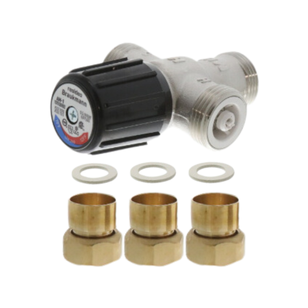 Resideo AM102C1070-US-1LF Mixing Valve 1" Union Sweat 70-120F