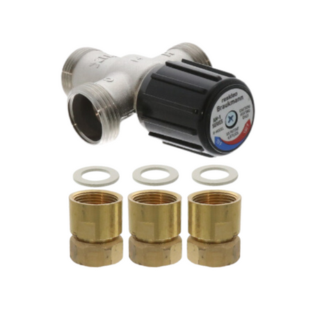 Resideo AM102R-US-1 Mixing Valve 1&rdquo; Union Sweat &ndash; Heating Only