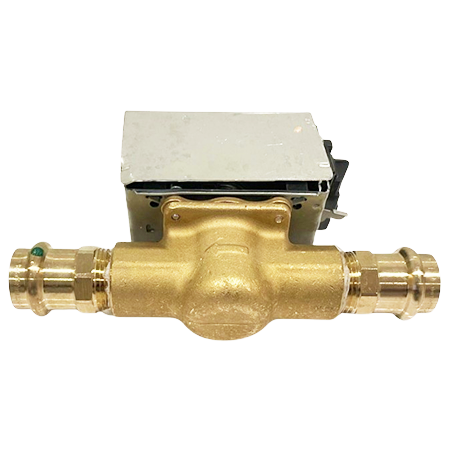 Resideo V8043F1512 Zone Valve 3/4" Press 24V Normally Closed Aux Terminal Block