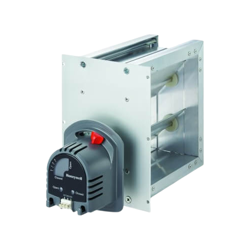 Honeywell ZD6X6TZ Parallel Blade Damper 2-Position Spring Return 24V (6" Length x 6" Height)