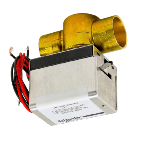 Erie VT2517G13A02A Two-Position Zone Valve & Spring Return Valve Assembly for General Service 2-Way 1-1/4" Sweat 8.0Cv General Close-Off Normally Closed 24V @ 50/60Hz 18" Leads with End Switch