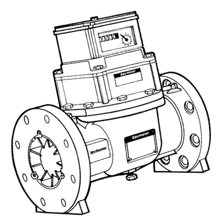Sensus T-18-MARKII-125 Mark II Turbo Meter 4" Flange 125 PSI