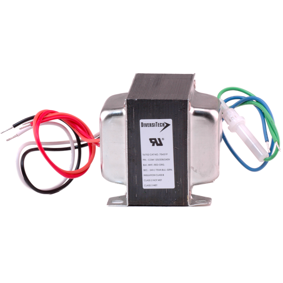 DiversiTech T6752 Trans.-75VA/120PRI/24 SEC
