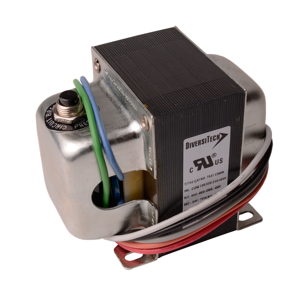 DiversiTech T7752 Trans. 75VA 120/208/480 24Sec