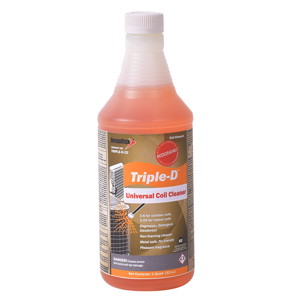 DiversiTech TRIPLE-D-32 Coil Cleaner Triple-D 32oz