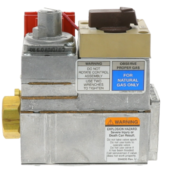Honeywell VS820A1070 PowerPile millivolt combination gas valve