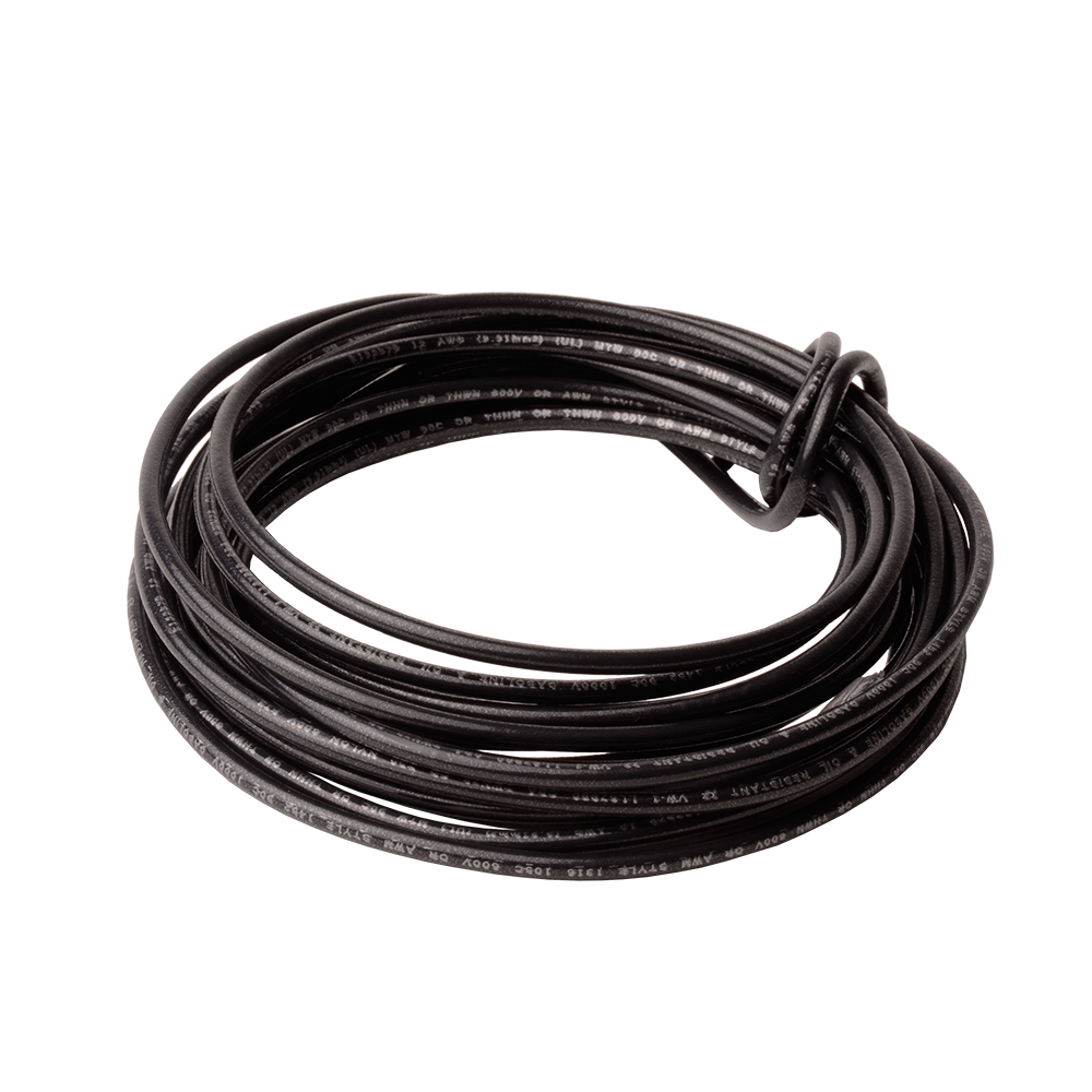 DiversiTech W121 Wire Copper 12G 15 ft. Black