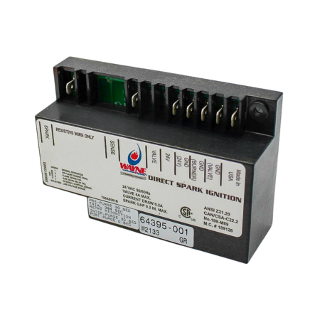 Wayne Combustion 64395-001 Ignition Control 24 VAC 50/60 Hz
