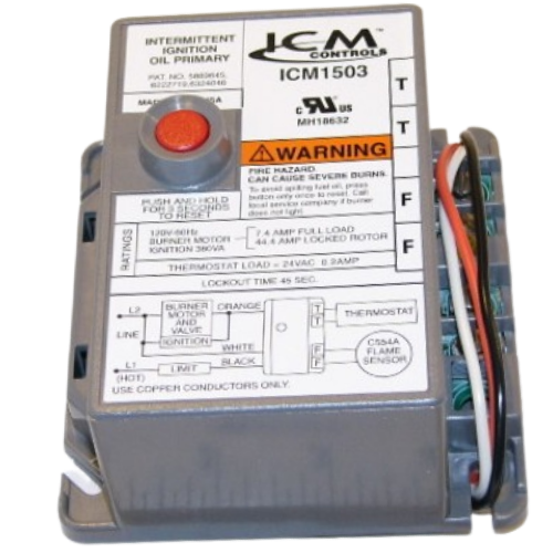 ICM Controls ICM1503 Oil Primary Control 45-second LockOut