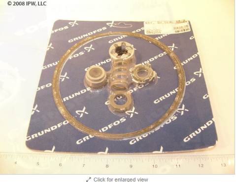 Grundfos 985204 Shaft Seal & Gasket Kit CR8/16 Pumps AUUE Replaces