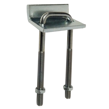 DiversiTech 17464 Strut to Beam Clamp with Square U-Bolt