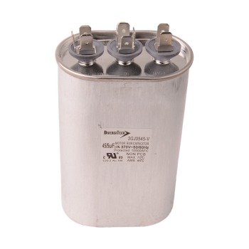 DiversiTech 3GJ0545 Dual Oval Run Capacitor 45+5MFD 370V