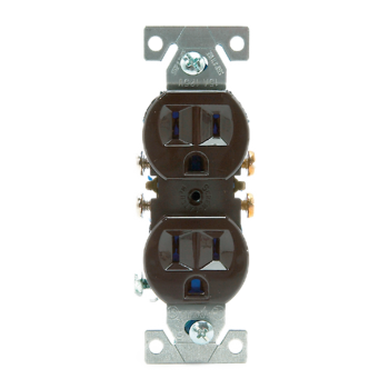 DiversiTech 620-700 Receptacle Duplex Brn 125V/15A