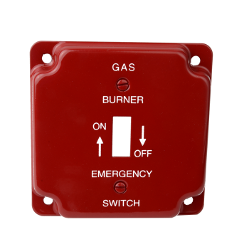 DiversiTech 625-S17 Cover Switch Plate Gas EMR Red