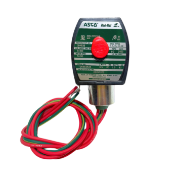 Asco 8210G202 General Service Solenoid Valve 2-Way Normally Closed 120 VAC 1/2" NPT 5-150 psi