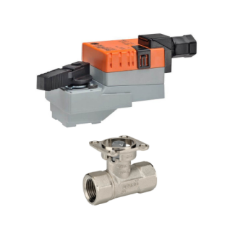Belimo B224+LRB24-SR-T Non-Spring Return Actuator with 1" NPT Valve