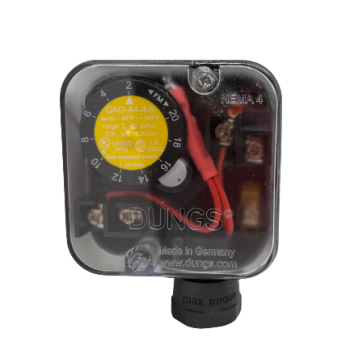 Dungs 217-092A Gas Pressure Switch Pipe Mount A4 Series GAO-A4-4-5 2" to 20" W.C.