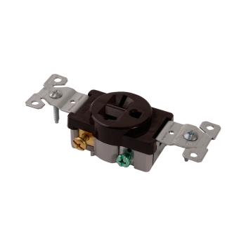 DiversiTech ED1876 Receptacle Brn (S) 20A-250V