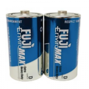 Enviromax  FUJ3100BP2 Extra Heavy Duty D Batteries ( 2 Pack )
