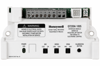 Honeywell Q7230A1005 Interface Module Electronic Adapter for Series 90 Modutrol IV Motor