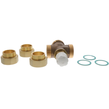 Honeywell V135A1063 3-Way Valve Body 1-1/4" Female Sweat Union