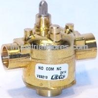 Erie VS3213 Two-Position Zone Valve for Steam Service 3-Way 1/2" Sweat 4.0Cv