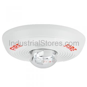 System Sensor PC2WH Celling Mount Outdoor Horn & Strobe 2-Wire White