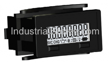 Redington 6300-0500-0000 Electronic LCD Counter 8-Digit Self-Powered Dual Range 40-500Hz Dry Contact Input Programmable Reset