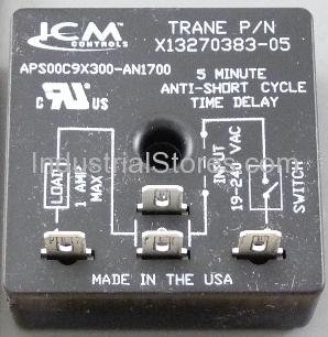 Trane RLY3031 Relay Time Delay