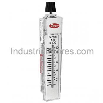 Dwyer RMA-1-TMV Flow Meter 2" Scale 0.05-5 SCFH Air