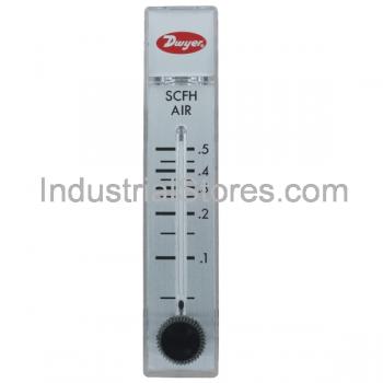Dwyer RMC-104-SSV Flow Meter 10" Scale 40 -400 SCFH Air