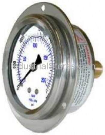 Kodiak Controls KC204L4060 Gauges & Accesories 4" Dial 0/60psi Liquid 1/4" Back Mount