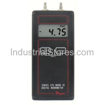 Dwyer 475-00-FM Handheld Digital Manometer 0-4.00" W.C.