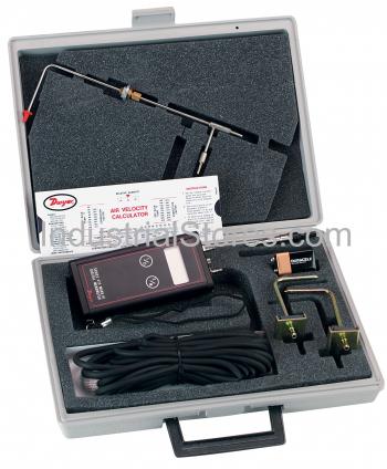 Dwyer 475-1T-FM-AV Air Velocity Kit with Handheld Digital Manometer Telescoping