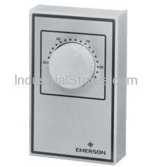 White-Rodgers 1A66W-641 White Electric Heat Double Thermostat