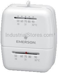 White-Rodgers 1C20-101 Mechanical Thermostat Heat-Only 50-90F