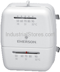 White-Rodgers 1C26-101 Mechanical Thermostat Single Stage Heat/Cool 50-90F