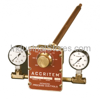 Powers Process 744-1213 Temperature Controller Direct Acting Accritem 50/350F