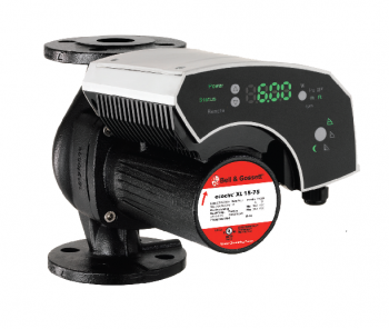 Bell & Gossett 104308 ecocirc XL Series High Effeciency Large Wet Rotor Circulator with ECM XL 20-140 Cast Iron 1/2Hp 208-232