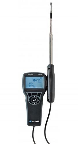 Alnor AVM440 Velometer Thermal Anemometer Straight Probe Humidity