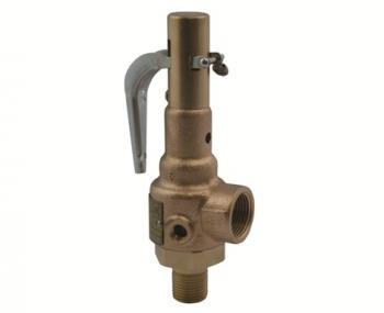 Conbraco 19-KDCA-150 Bronze Safety Valve Brass Trim and Teflon Seat D-Orifice 1/2" Section I Steam 150 psi