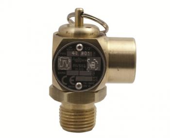 Conbraco 10-512-B50 Steam Safety Valve 1/2" 50psi Brass Finish