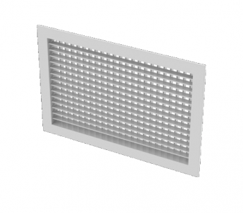 Titus 300FS Supply Grille Aluminum 24" x 12" 1 - 26
