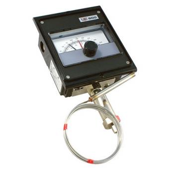 United Electric 800-8BS-10S 50-650 Indicating Temperature Switch SPDT 10-foot Stainless Steel Capillary