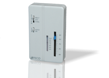 Peco SP155-027 Temperature Adjustible Zone Sensor with ComJack