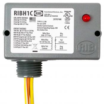 Functional Devices (RIB) RIBH1C Enclosed Pilot Relay