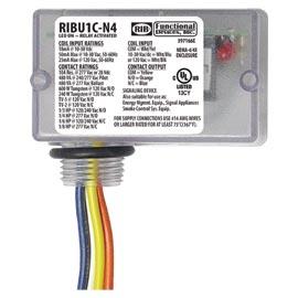 Functional Devices (RIB) RIBU1C-N4 Enclosed Pilot Relay