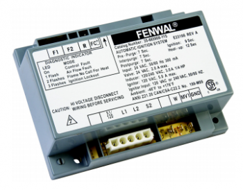 Fenwal 35-665520-001 Microprocessor-Based Hot Surface Ignition Control with Inducer Blower Relay 30-Second Post-Purge 1 TFI 4-Seconds
